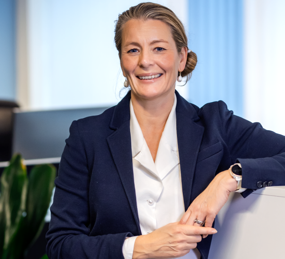 Kathrine Myhre, direktør i Patentstyret, arbeider for å auke talet på kvinnelege oppfinnarar. Foto:Mathilde Palmers/Nucleus